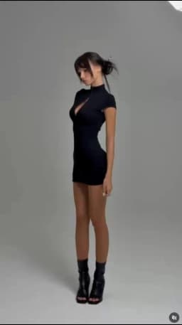 CNYISHE Solid Butoon High Collar Short Sleeve Women Dresses Sheath Trendy Chic Sexy Club Hot Girl Hip Wrap Outfits Female Skinny