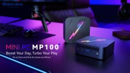 Blackview MP100 NEW Mini PC AMD 7430U Windows 11 6-Core 12-thread 16GB + 512GB SSD WiFi 6 Mini Computer PC BT5.2