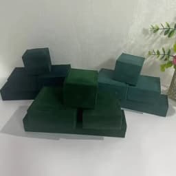 Quality PU Green Velvet Ring Pendant Jewelry Packaging Box Jewelry Storage Box Bracelet Necklace Organizer Gift Box