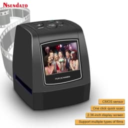 5MP 35mm USB Negative Film Slide Viewer Scanner 2.3"LCD Digital Color Photo Screen Film Converter for SD Scanner Scanners