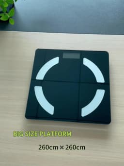 Intelligent Weight Scale, Body Fat Scale, Digital Bathroom Scale, Connected to App to Measure 17 Data Items, Supports 8 Members
