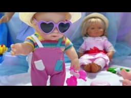 Cute Pink Beret Hat American Doll 18 Inch Girl Soft Hat 43 cm Baby Reborn Dolls Fashion Hat Ours & Generation Dolls Accessories