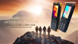 HAMTOD H6 IP68 Rugged Smart Phone 2.83’’ Screen 3GB+32GB 3000mAh Dual-camera setup Android 11 Support VoLTE Cellphone 4G