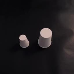 1~5pcs Rubber Stopper Bottle Tapered Hole Bung Plug Lab Test Tube Sealing Plugs -Various Sizes