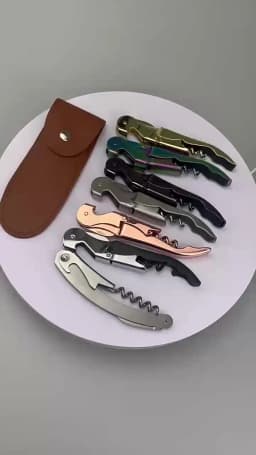 Premium Stainless Steel Wine Bottle Opener Multi-Functional Bottle Openers Wine Cork Screw Corkscrew Beer Cap Remover Bar