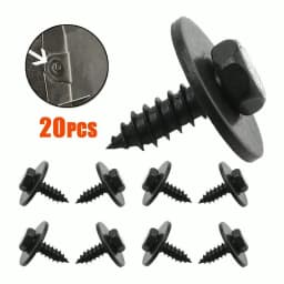 20pcs Car Hex Head Screw For BMW 07147129160 Fender Liner Air Duct Splash Shield Clip Bolt Screw High Quality Car Accessories