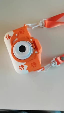 X5S Kids Digital Camera HD 1080P 20MP Children Fox Camera USB Charger Built-In Game Camera Shockproof Silicone Protection Cover