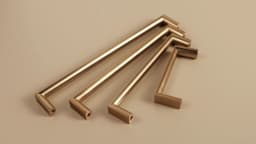 Goo-Ki Champagne Bronze Cabinet Pulls Black Cabinet Handles for Dresser,Wardrobe&Cupboard,Zinc Alloy Kitchen Cabinet Handles