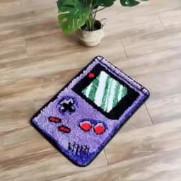 LAKEA Hand-held Game Device Tufted Rug GameRoom Funny Childhood Memories Flocking Carpet Floor Anti Slip Doormat Aesthetic