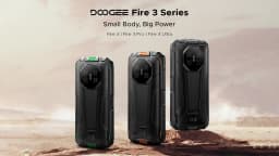 DOOGEE Fire 3 Ultra Rugged Phone 5.5" HD+ Display 24GB RAM+256GB ROM 8350mAh Battery UNISOC T7200 NFC Android15 Smartphone