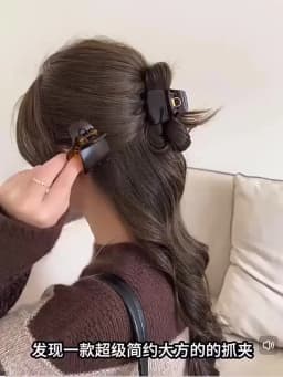 High End Tortoiseshell Hair Clip. High Ponytail Fixed Artifact. Long Lasting Styling of Temperament Hair Accessories