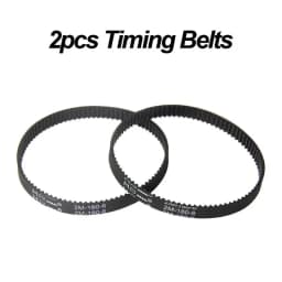 TASP 2pcs Timing Drive Belt 2M-180-6 Perimeter 180mm Width 6mm Teeth 90 Synchronous Conveyor Spare Part for Vaccum Cleaner