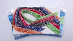 5Pcs Cool Scarf Neck Wrap Cooling Bandana Scarf Instant Cooling Outdoor Sports Headband Chill Ice Sports Towel Wristband