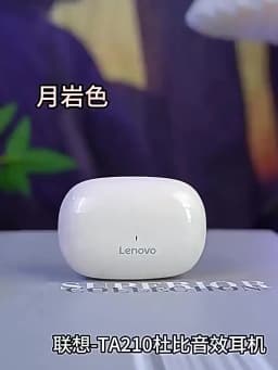 Lenovo TA210 Bluetooth Wireless Headphones Built In Microphone Charging Port Noise Isolating Comfortable Over Ear Headset C New