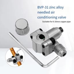 Line Piercing Valve Kit Bpv-31 Maintenance Zinc Alloy Refrigerator Tap Valve Replacement for 6 to 10MM Copper Tubes