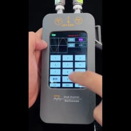 BSIDE O2 Touchscreen Oscilloscope Signal Generator Handheld 3.98-Inch 50MHz Dual Channel Digital Oscilloscope Waveform Tester