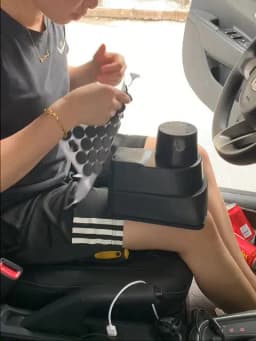 For Kia Picanto Armrest Box For Kia Picanto 3X-Line Car Armrest Curved Surface leather Simple installation Storage box Interior