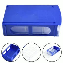 Stackable Plastic Hardware Parts Storage Boxes Component Screws Tool Box Container Screw Parts Tools Packaging Storage Bins