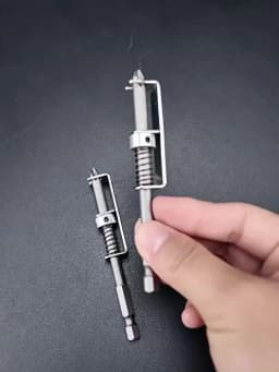 Spring Loaded Screwdriver Bit Anti Drop Fixing Clamp Phillips Drill Bit Screw Holder Set For Electric Drill Hand Tool Accessory