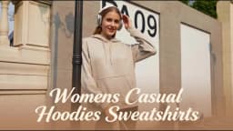 TACVASEN Women Fleece Lined Pullover Hoodie Solid Color Warm Hooded Sweatshirt with Kangaroo Pocket Adjustable Drawstring Casual
