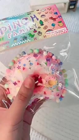 Taba Squishy Cake Doughnut Stress Relief Toy, Extra Large Sensory Fidget Toys for Kids Adults Anxiety Relaxation Squeeze Gift
