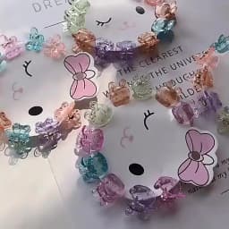 50pcs Mini Transparent Multi-color Butterfly Claw Clip Mini Hairpin Hair Clip Hair Accessories for Girls and Women Headwear