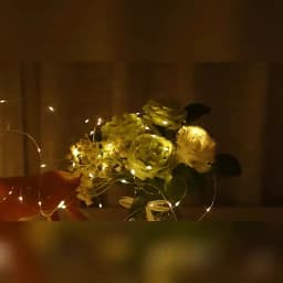20-200LED Fairy Lights Battery Operated Twinkle String Lights, Copper/Silver Wire Dimmable Lights with Remote Control Timer