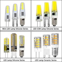 G4 / G9 Base LED Lamp Bulbs 220V 5W 7W Pendant Ceramic Light 3000K 4000K 6000K On/Off Control Tricolor Switching No Need Driver