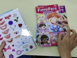 9 Styles Children Kids Make Your Own Faces Stickers Creative DIY Puzzle Games Princess Animals Dinos Girls Boys Party Favor Gift