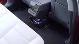 LUCKEASY for Tesla Model 3 Highland 2024-2026 Rear Seat Storage Box Below The Rear Air Outlet Rear Seat Storage Tray Accessories
