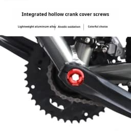 GUB Bicycle Crank Cover Bolt Mountain Bike Bottom Bracket Chainwheel Screws MTB Crankset Fixing Bolt Screw for SHIMANO