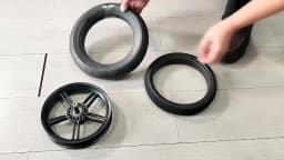Stroller Tire For Concord NEO Rear Wheel Custom PU Tubeless Tyre Cover With Tread Baby Buggy Replacement Accessories