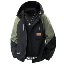 Jacket Mens Spring Autumn New Men Jacket Printing Hooded Jackets Casual Coat Men's Business Coats Size L-4XL 5XL 6XL 7XL 8XL