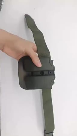 Tactical Double Magazine Holster Universal 9mm .40 Caliber Stack Mag Holder with 1.5-2 Inches Belt Clip and Paddle for Hunting