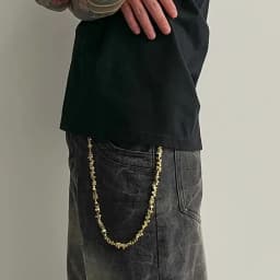 Vintage Punk Beaded Pants Chain For Men Cool Versatile Jeans Chain Goth Hip Hop Trousers Chains Clothing Accessories Gifts