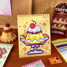 Mr. Paper Bean Workshop Sticker Book 20 Sheets - Bead & Coil Journal Supplies, Pixel Creative Decor, Fun Collage Material