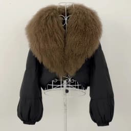 OFTBUY Fahsion Short Long Slevee Puffer Jacket New Winter Clothing Women Real Mongolia Sheep Fur Coat Real Fur Goose Down Parkas