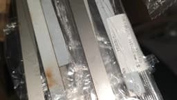 Thickness 1mm 2mm 3mm 4mm 304 Stainless Steel Flat Bar Plate Rod Length 250mm Mechanical Nut Hardware CNC Handmade DIY Parts