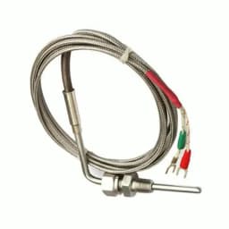 1/8" NPT K Type Thermocouple Exhaust Probe 1200°C Temperature Sensors Thread NPT Threads 2m Cable Adjustable Pressure Lock