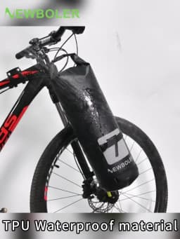 NEWBOLER 2025 Portable Waterproof Bike Fork Bag 5L Portable Bike Bag Electric Scooter Bag Bicycle Front Bag Bicycle Fork Bag