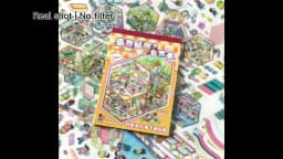 HEYBAO Anniversary Mini Scene Book | Japanese Retro Comic Stickers & Cards, for Journal & Scrapbook Decor