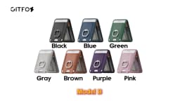 GITFOS MagSafe Card Holder Stand Wallet, 2in1 Magnetic Slim Wallet for iPhone 17/16/15/14/13/12, 7 Colors