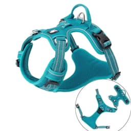 Truelove Pet Harness Nylon Webbing with Bright Reflection Adjutable Aluminum Alloy for Big Medium Small Dog TLH56512