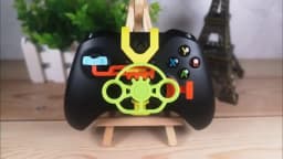 Mini Steering 3D printing Wheel Racing Games Auxiliary Controller Game Joystick Simulator Gamepad For Sony PS4 Controller