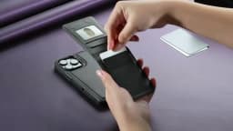 Magnetic 2 in 1 Detachable for iPhone 16/15/14 Pro Max 16 Plus Wallet Case with Card Holder,Magnetic Flip Kickstand Credit Slots