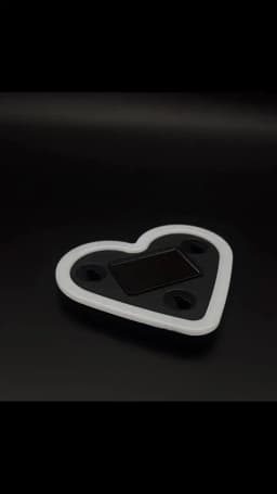 SEAMETAL Universal Car Solar Heart-shaped Light Car Window LED Peach Heart Atmosphere Lamp for Car Exterior Interior Decoration