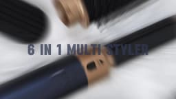 6 in 1 Hair Dryer Multi Styler With Hair Brush Curling Iron Hair Straightener Personal Care Styling Tool Hair Dryer Multi Styler