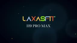LAXASFIT New H9 Pro Max Smart Watch Dial to Answer Calls Calorie Tracking Heart Rate Oximetry Monitoring Bluetooth Smartwatch