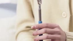 Adjustable Stainless Steel Back Scratcher with Retractable Claw for Portable and Convenient Massage and Tickle Relief