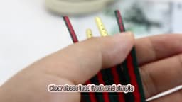 8mm Green Red Heavy Duty Webbing Ribbon Shoelaces Polyester Flat Laces Single Layer Shoestrings Plastic Tips for Sneakers Boots